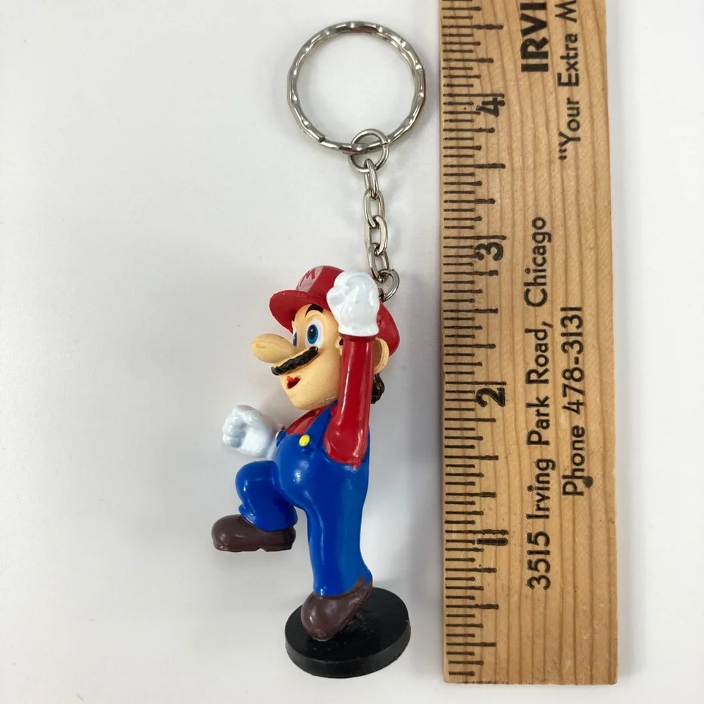 Host Pick! Super Mario Action Figure Key Ring Nintendo 2007 2.5